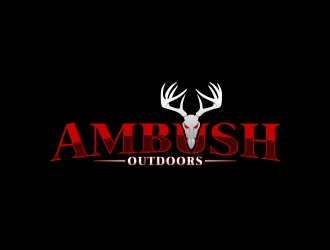 Ambush Outdoors logo design by zubi