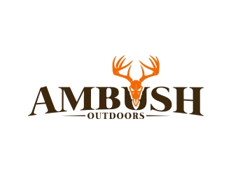 Ambush Outdoors logo design by zubi