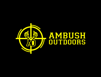 Ambush Outdoors logo design by BlessedArt