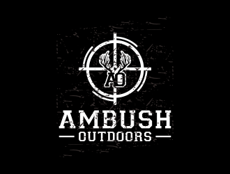 Ambush Outdoors logo design by BlessedArt