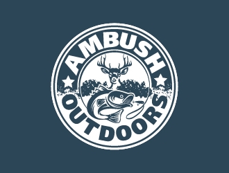 Ambush Outdoors logo design by josephope