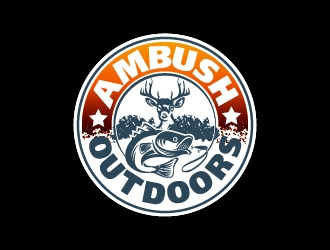 Ambush Outdoors logo design by josephope