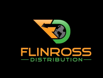 Flinross Distribution logo design by jenyl