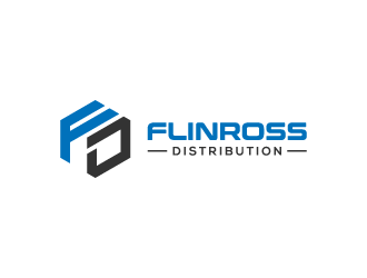 Flinross Distribution logo design by pencilhand