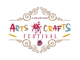 Longwood Arts & Crafts Festival logo design by SOLARFLARE