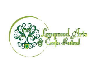 Longwood Arts & Crafts Festival logo design by Gwerth