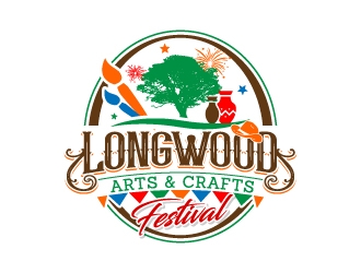 Longwood Arts & Crafts Festival logo design by jaize