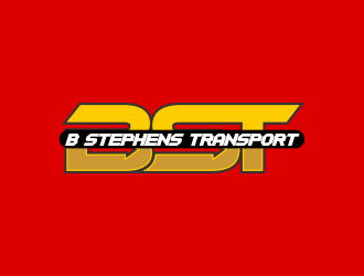 B Stephens Transport LLC  logo design by nandoxraf