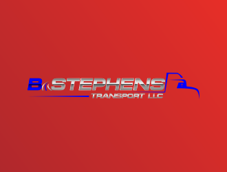 B Stephens Transport LLC  logo design by qqdesigns