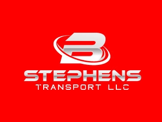 B Stephens Transport LLC  logo design by maze
