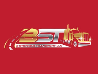 B Stephens Transport LLC  logo design by logopond