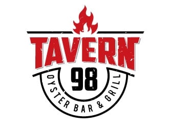 Tavern 98 Oyster Bar & Grill logo design by Conception