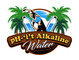 pH-it Alkaline Water logo design by DreamLogoDesign