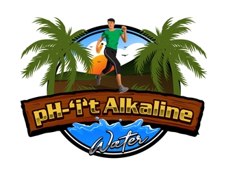 pH-it Alkaline Water logo design by DreamLogoDesign