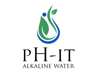 pH-it Alkaline Water logo design by jetzu