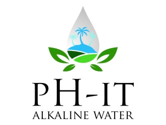 pH-it Alkaline Water logo design by jetzu
