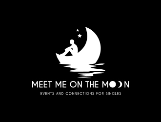 Meet Me on the Moon logo design by heba