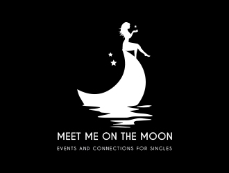 Meet Me on the Moon logo design by heba