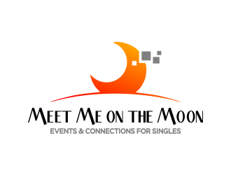 Meet Me on the Moon logo design by Gwerth
