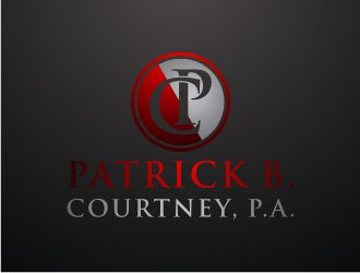 Patrick B. Courtney, P.A. logo design by febri