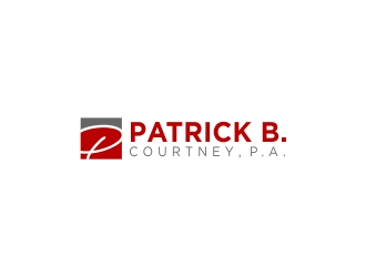 Patrick B. Courtney, P.A. logo design by CreativeKiller
