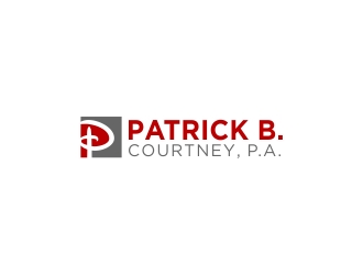 Patrick B. Courtney, P.A. logo design by CreativeKiller