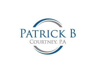 Patrick B. Courtney, P.A. logo design by zakdesign700