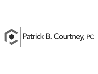 Patrick B. Courtney, P.A. logo design by kunejo