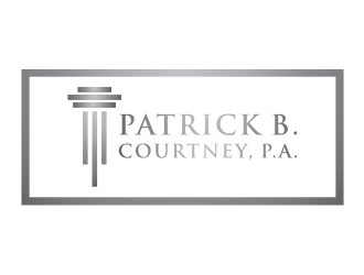 Patrick B. Courtney, P.A. logo design by febri