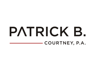 Patrick B. Courtney, P.A. logo design by clayjensen