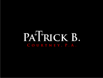 Patrick B. Courtney, P.A. logo design by sheilavalencia