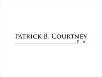 Patrick B. Courtney, P.A. logo design by bunda_shaquilla