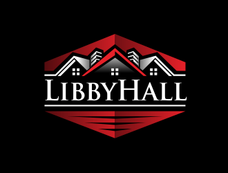 Libby Hall logo design by AisRafa