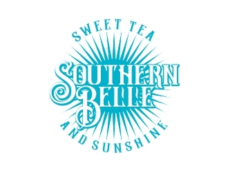 Southern Belle Sweet Tea and Sunshine logo design by b3no