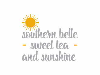 Southern Belle Sweet Tea and Sunshine logo design by hopee