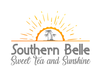 Southern Belle Sweet Tea and Sunshine logo design by Gwerth