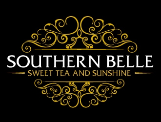 Southern Belle Sweet Tea and Sunshine logo design by AamirKhan