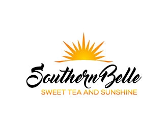 Southern Belle Sweet Tea and Sunshine logo design by KDesigns