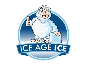 ice age ice logo design by Kruger