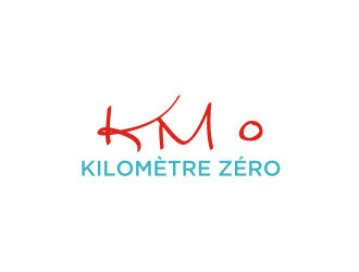Km 0        Kilomètre zéro logo design by Diancox