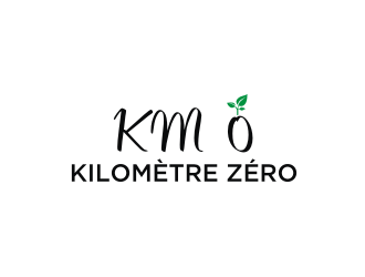 Km 0        Kilomètre zéro logo design by Diancox
