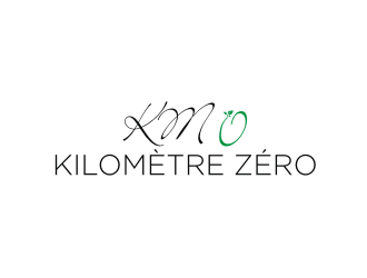 Km 0        Kilomètre zéro logo design by Diancox