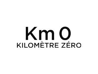 Km 0        Kilomètre zéro logo design by Jhonb