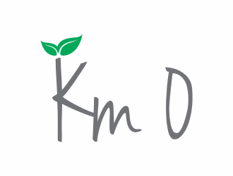 Km 0        Kilomètre zéro logo design by hopee