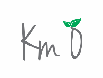 Km 0        Kilomètre zéro logo design by hopee