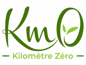 Km 0        Kilomètre zéro logo design by artantic