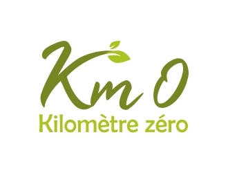 Km 0        Kilomètre zéro logo design by ruki