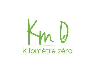 Km 0        Kilomètre zéro logo design by qqdesigns