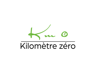 Km 0        Kilomètre zéro logo design by qqdesigns