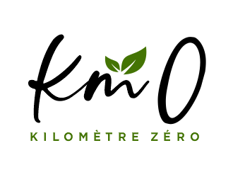 Km 0        Kilomètre zéro logo design by ardistic